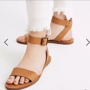 NWT Madewell Boardwalk Ankle Strap Sandals